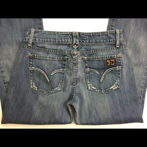 Joes Jeans With Leather Logo and Pocket Detail